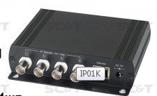 Комплект удлинителей Ethernet 4-канальный SC&T IP01K