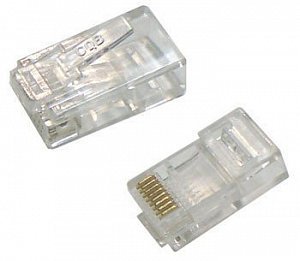Коннектор кабеля UTP PLUG-8P8C-U-C5-SH (уп.100 шт)