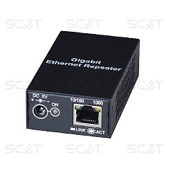 SR01X Повторитель Gigabit Ethernet для увеличения расстояния передачи до 120м