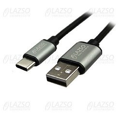 WU-206(1,2m) Кабель для передачи данных и зарядки USB2.0 (USB type C)