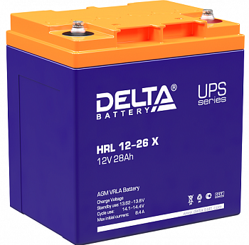Аккумулятор Delta HRL 12-26 X
