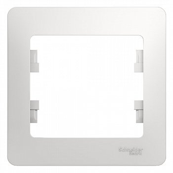 Рамка 1 пост Schneider Electric GLOSSA, белый, GSL000101 