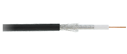 Кабель NETLAN коаксиальный RG-11 EC-C2-21123B-BK-3 (черный)