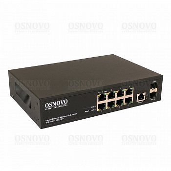 Управляемый L2 PoE коммутатор SW-80802/L (150W)