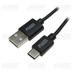 WU-206C(1,5m, 3А) Кабель для передачи данных и зарядки USB2.0 (USB type C)