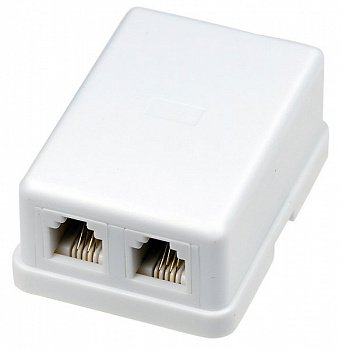 Розетка телефонная - 2 6P-2C PROCONNECT(03-0002-4)