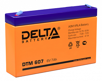 Аккумулятор Delta DTM 607