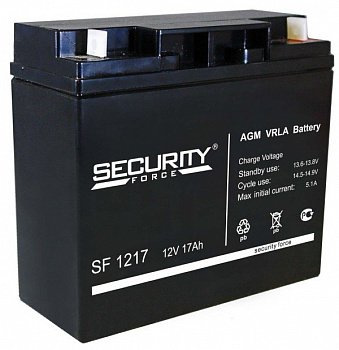Аккумулятор Security Force SF 1217 (12В | 17Ач)