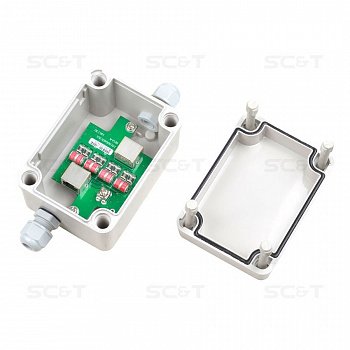 Уличное устройство грозозащиты Ethernet c PoE одноканальное SC&T SP006PHO