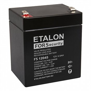 Аккумулятор 4,5 а/ч FS 12045 ETALON