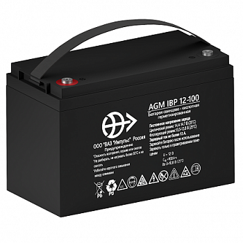 Аккумулятор AGM IBP 12-100 W