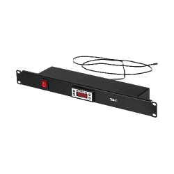 Панель TLK с терморегулятором и датчиком 19" 1U TLK-TERM-BK