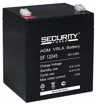 Аккумулятор Security Force SF 12045 (12В | 4,5Ач)