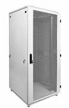 Шкаф телекоммуникационный напольный 42U (800 × 800) дверь перфорированная