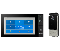 Фотография Комплект видеодомофона IP-273 (Black) + IP-3