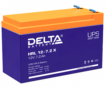 Аккумулятор Delta HRL 12-7.2 X