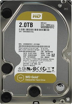 Фотография WD Original SATA-III 2Tb WD2005FBYZ Gold