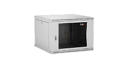 Шкаф настенный разборный TLK 19", 6U TWI-066045-R-G-GY