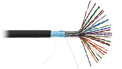 Кабель NETLAN F/UTP 25 пар EC-UF025-5-PE-BK-3